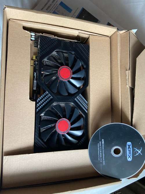XHS RADEON GRAPHICS GTS XXX ED RX 580  8 GB OC + 1366M D5 BP DDR5
